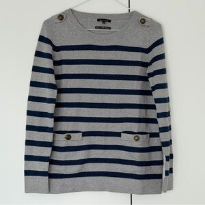 Massimo Dutti Gray Knit Sweater
